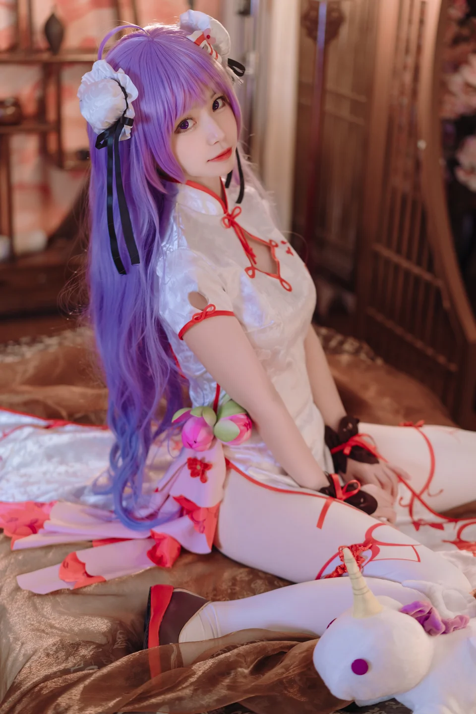 猫大人 - 碧蓝航线 独角兽 旗袍 [22P-348MB] tg@simisebaisi 【丝足阁】010.webp